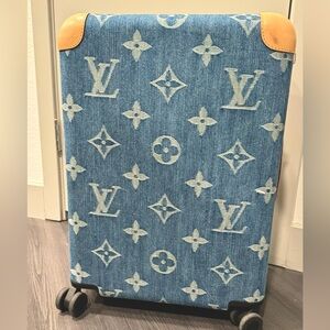 Louis Vuitton Horizon 55 monogram denim carry on
